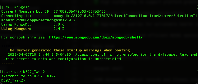 MongoDB Project